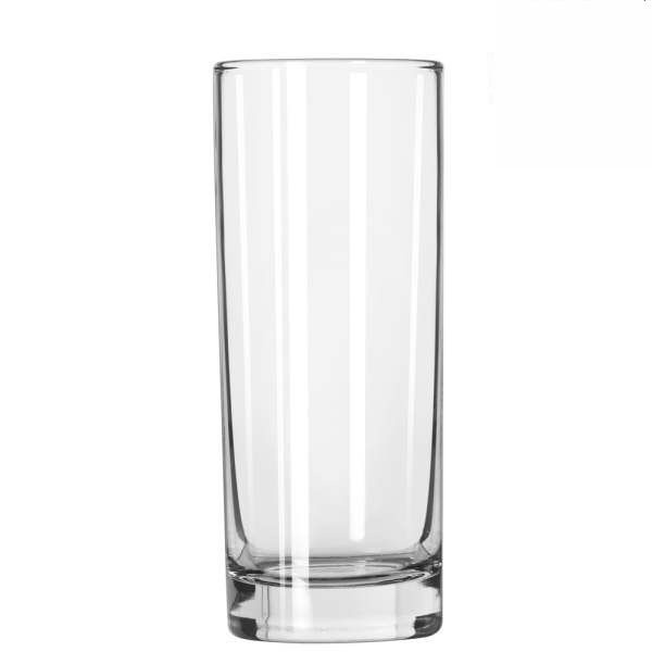 Clear Heavy Base Cooler Straight Shape Tall Glass Cup (15052102)