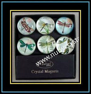 Dome Crystal Magnet Packing Window Gift Box