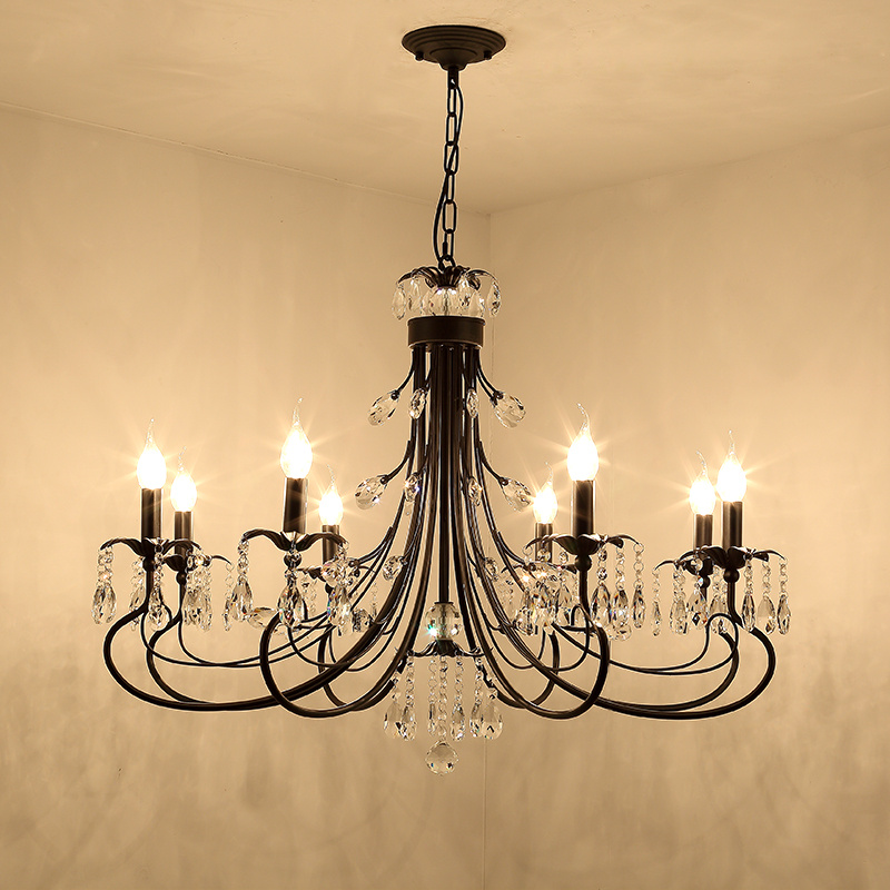 Crystal Pendant Light Fixture LED Crystal Chandelier