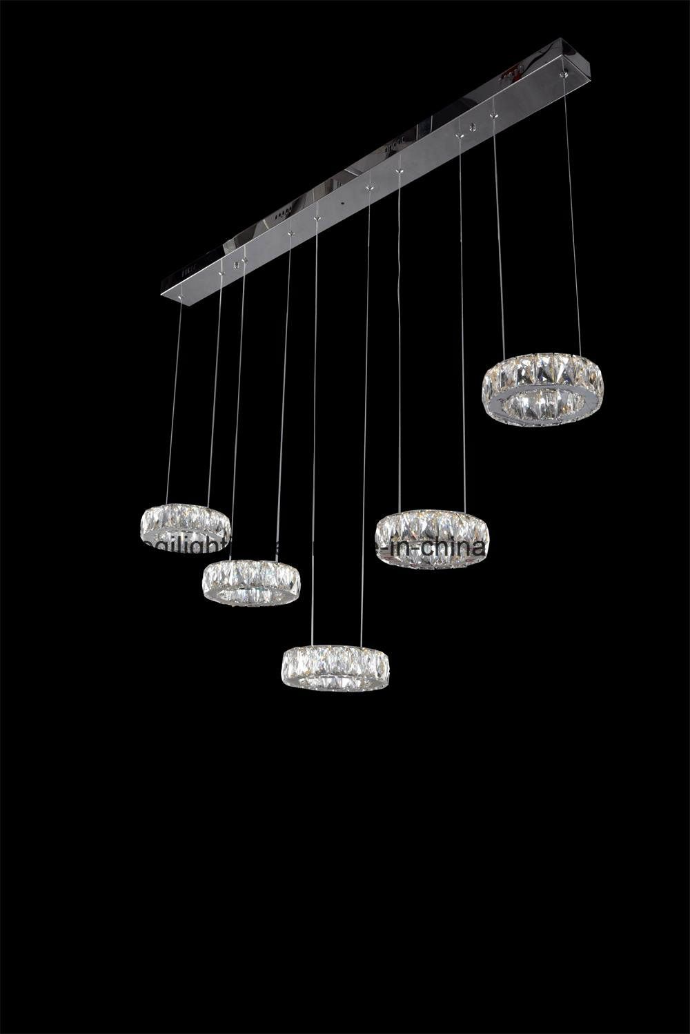 Hot Sale Crystal LED Pendant Lamp (AQ-88322-5B)