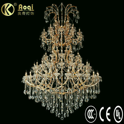 Newest Modern Design Luxury Crystal Chandelier Lamp (AQ50004-24+18+12+12+6)