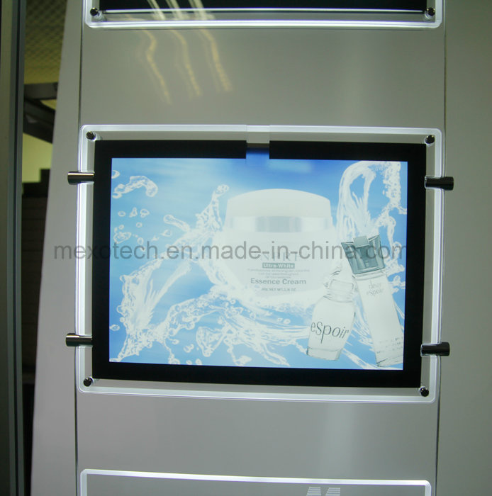 Double Side Acrylic Slim Advertising Lightbox with LED Backlit