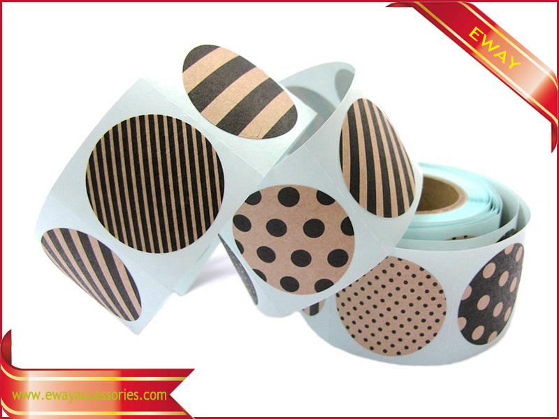 OEM Printed Garment Packing Paper Vinyl Sticker Roll
