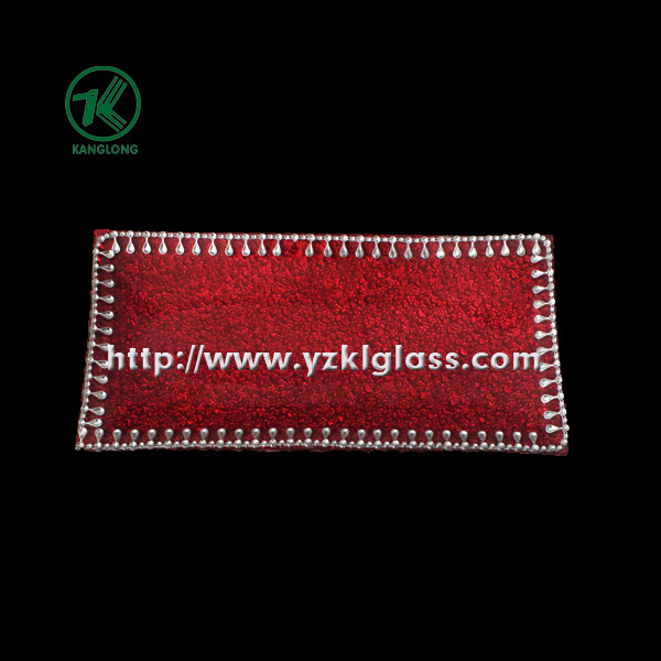 Single Wall Color Glass Plate by SGS (KLP110824-11)