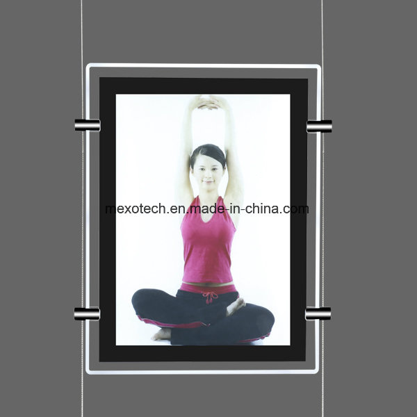 Cable Suspended LED Light Box with Magnetic Face