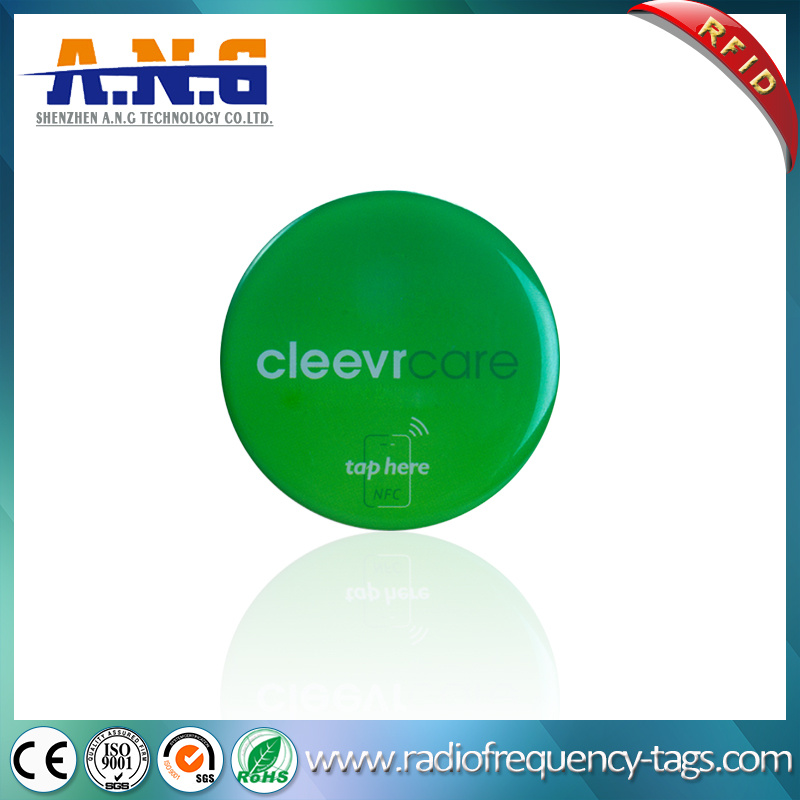 Cmyk RFID Epoxy Coin Token Key Tag