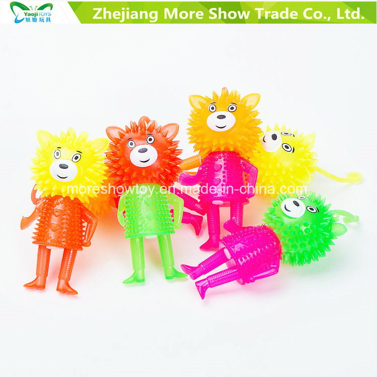 Light-up Flashing Sounding Spiky Puffer Yo-Yo Ball Toys