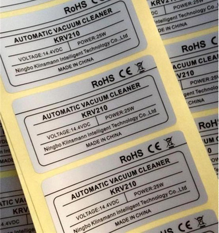 Pet Material Waterproof Self Adhesive Custom Sticker Printing