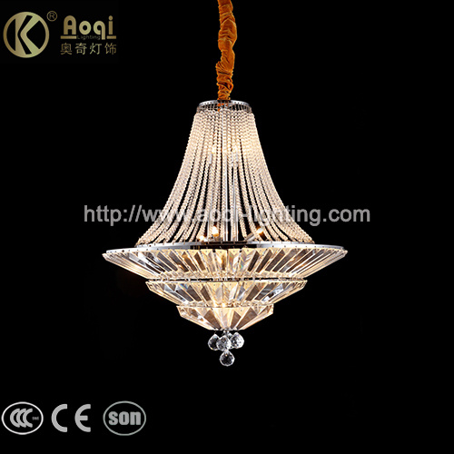 European K9 Clear Crystal Pendant Light