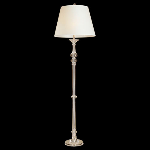 High Class Crystal and Fabric Lampshade Floor Lamp (FL21211)