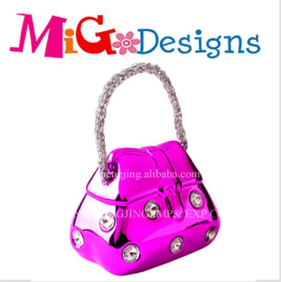 Handbag Design for Gift Crystal Bag Coin Bank