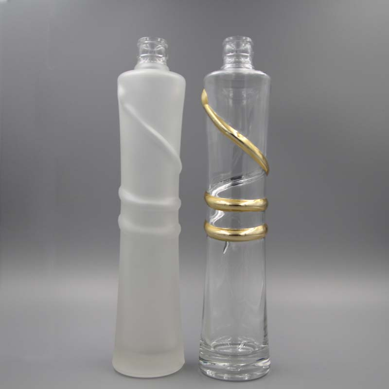 Vodka Bordeaux Glass Wine Bottle Luxury Liquor Spirit Flint Bottle