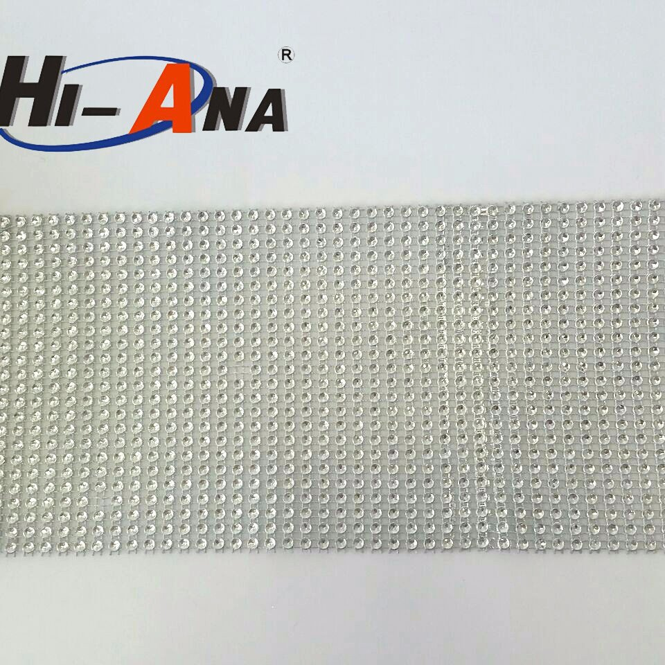 Advanced Equipment Various Colors Diamante Mesh Trimming