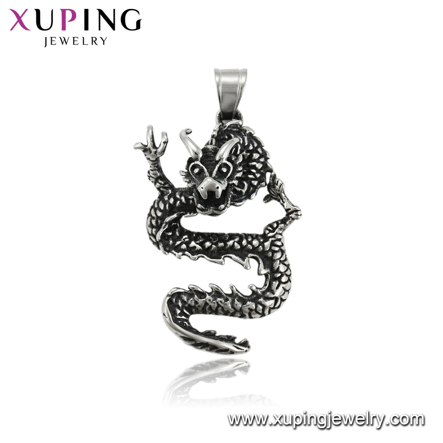 Pendant-48 Xuping Animal Dragon Pendant, Stainless Steel Pendant Designs, Hip Hop Pendant