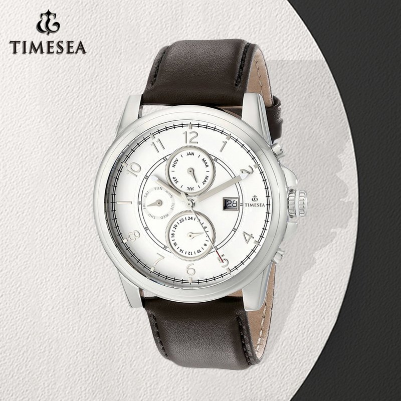 Luxury Chronograph Watch Stainless Steel Wrist Watch for Men 72556