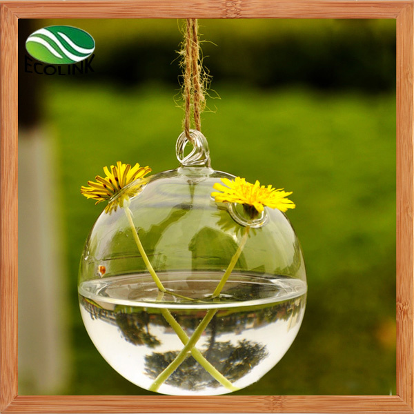 Unique Hanging Crystal Glass Flower Vases