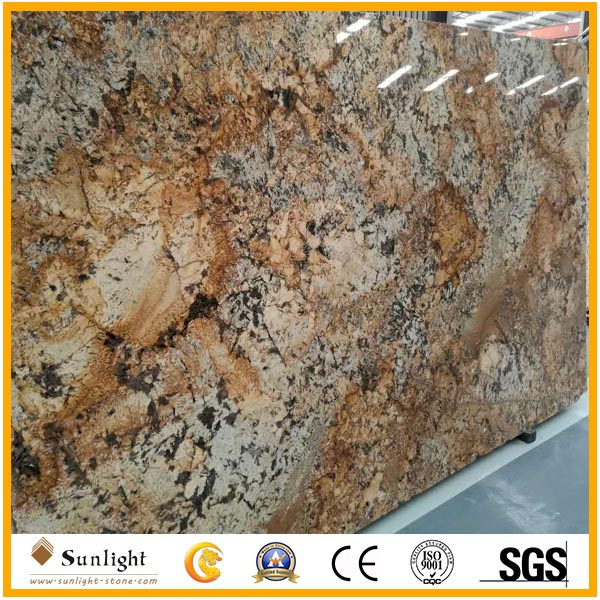 Brazilian Golden Persa Granite for Slabs/Tiles/Countertops&Vanity Tops