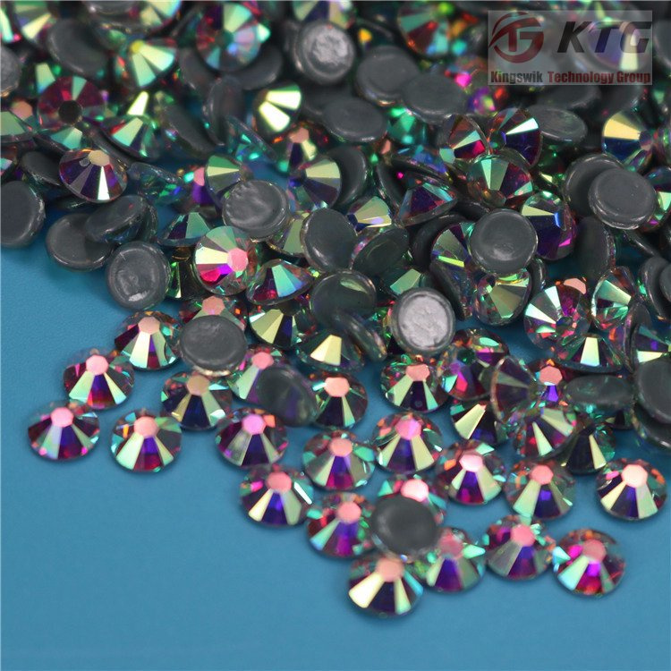 Best Qualtiy Mc High DMC Crystal Glass Stone Flatback Hotfix Rhinestones Ab