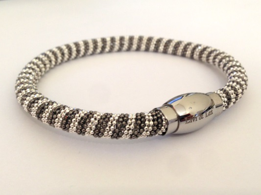 Fashion Bracelet with Brass Chain + Stainless Steel Magnetic Clasp