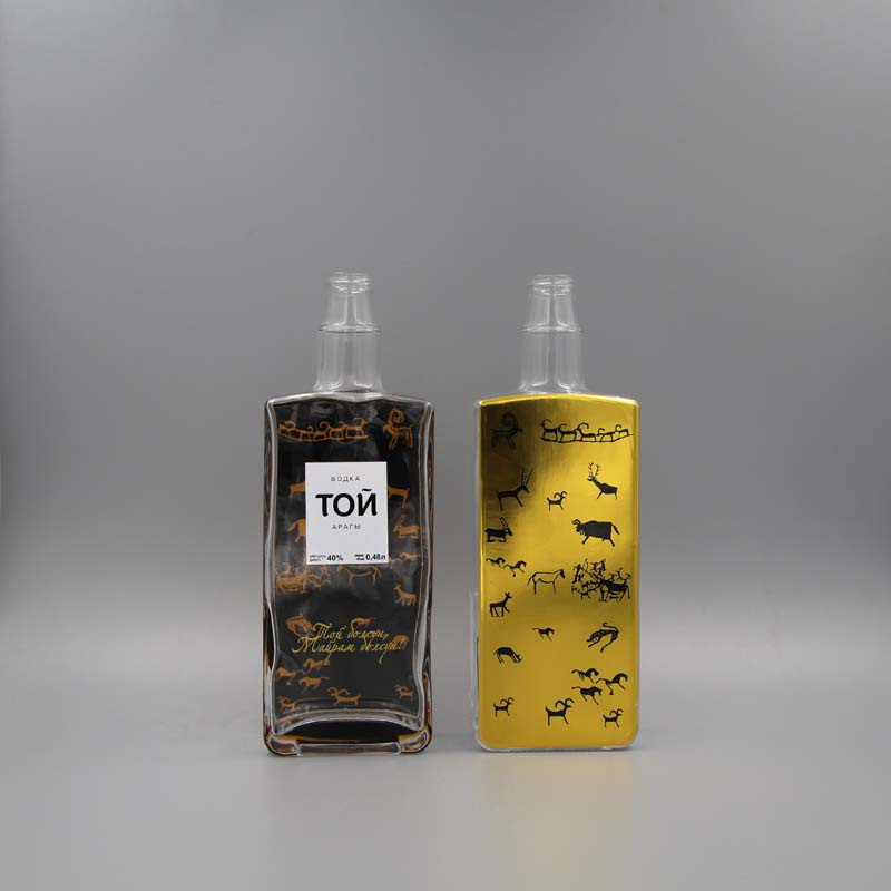 Hot Sale Vodka Glass Bottle, Whiskey Bottle Packing