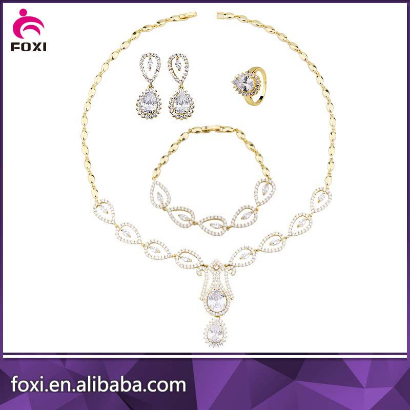 2018 New Designs Zirconia Jewelry Set for Women Party