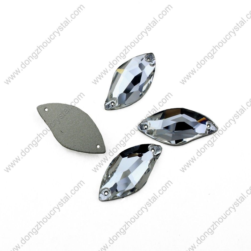 Dongzhou Flat Back Sew on Wholesale Flat Glass Rhinestones