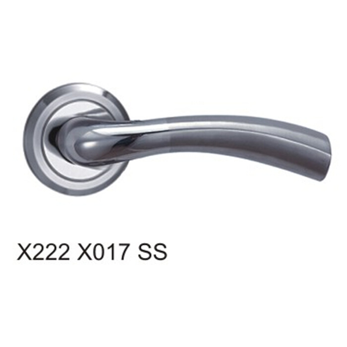 Stainless Steel Hollow Tube Lever Door Handle (X222X017 SS)