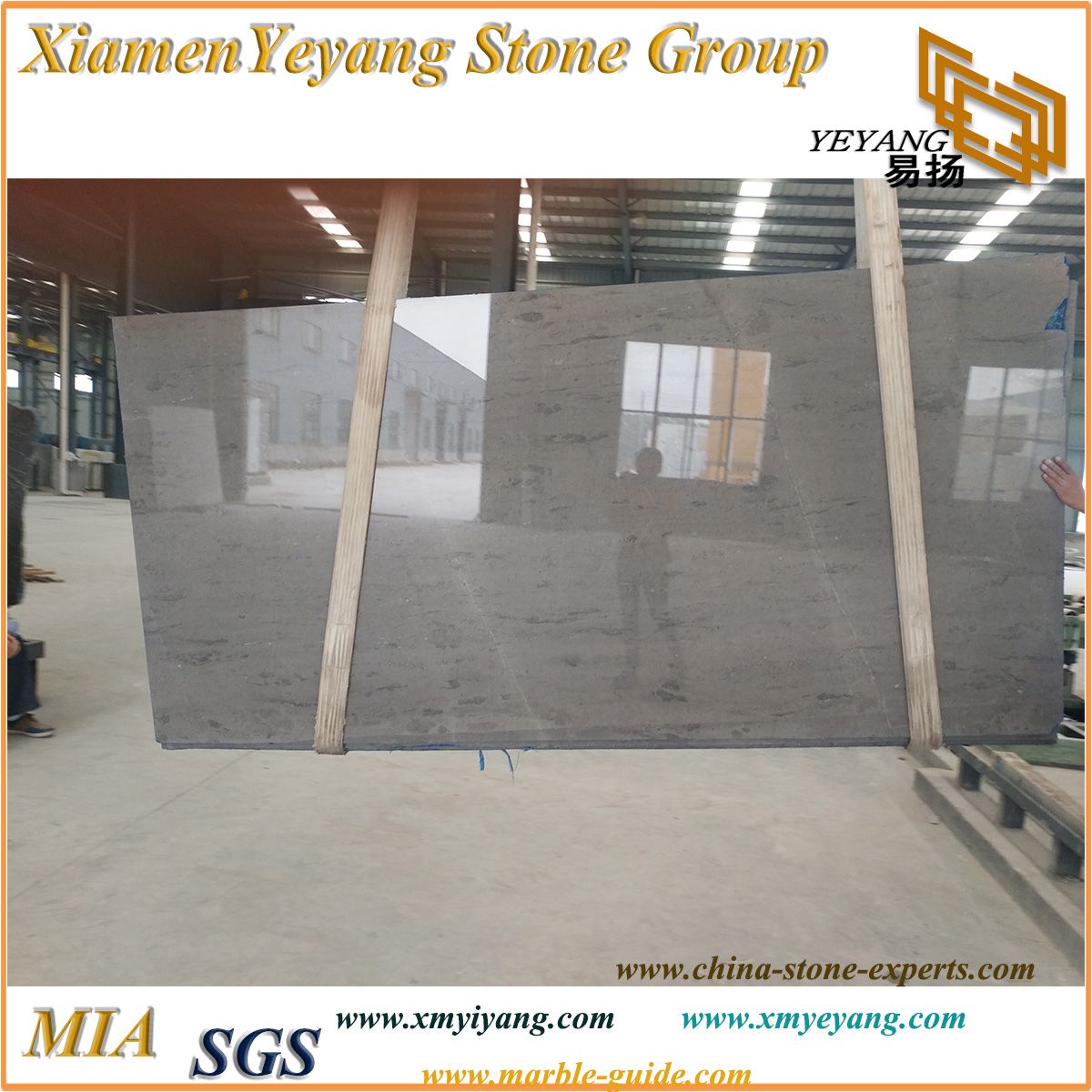 Cinderella Grey Polished Marble Slab