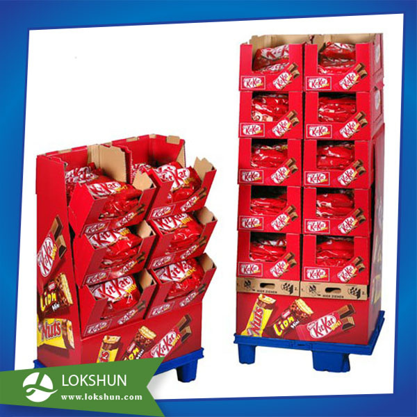 Kitkat Cardboard Chocolate Display Stands