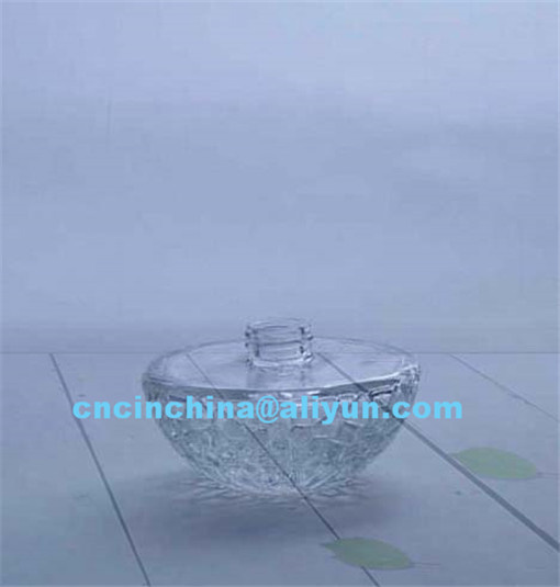 Hemisphere Shape Clear Glass Bottle for Perfume 50ml