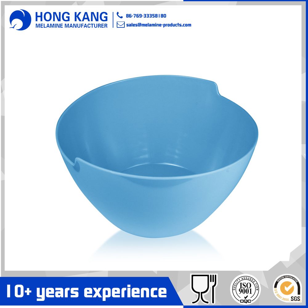 Custom Design Unicolor Melamine Food Container Salad Fruit Bowl