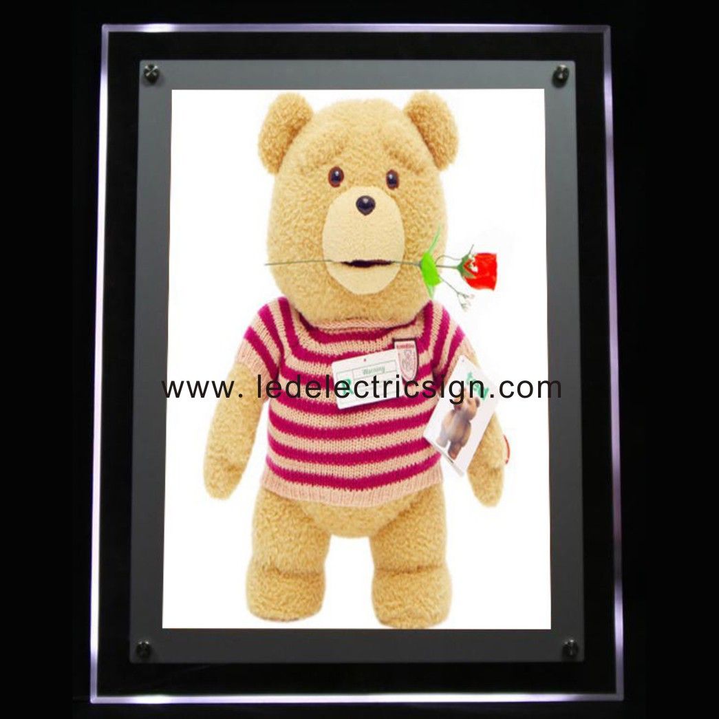 Acrylic Picture Frame for Wall Mounted Sign