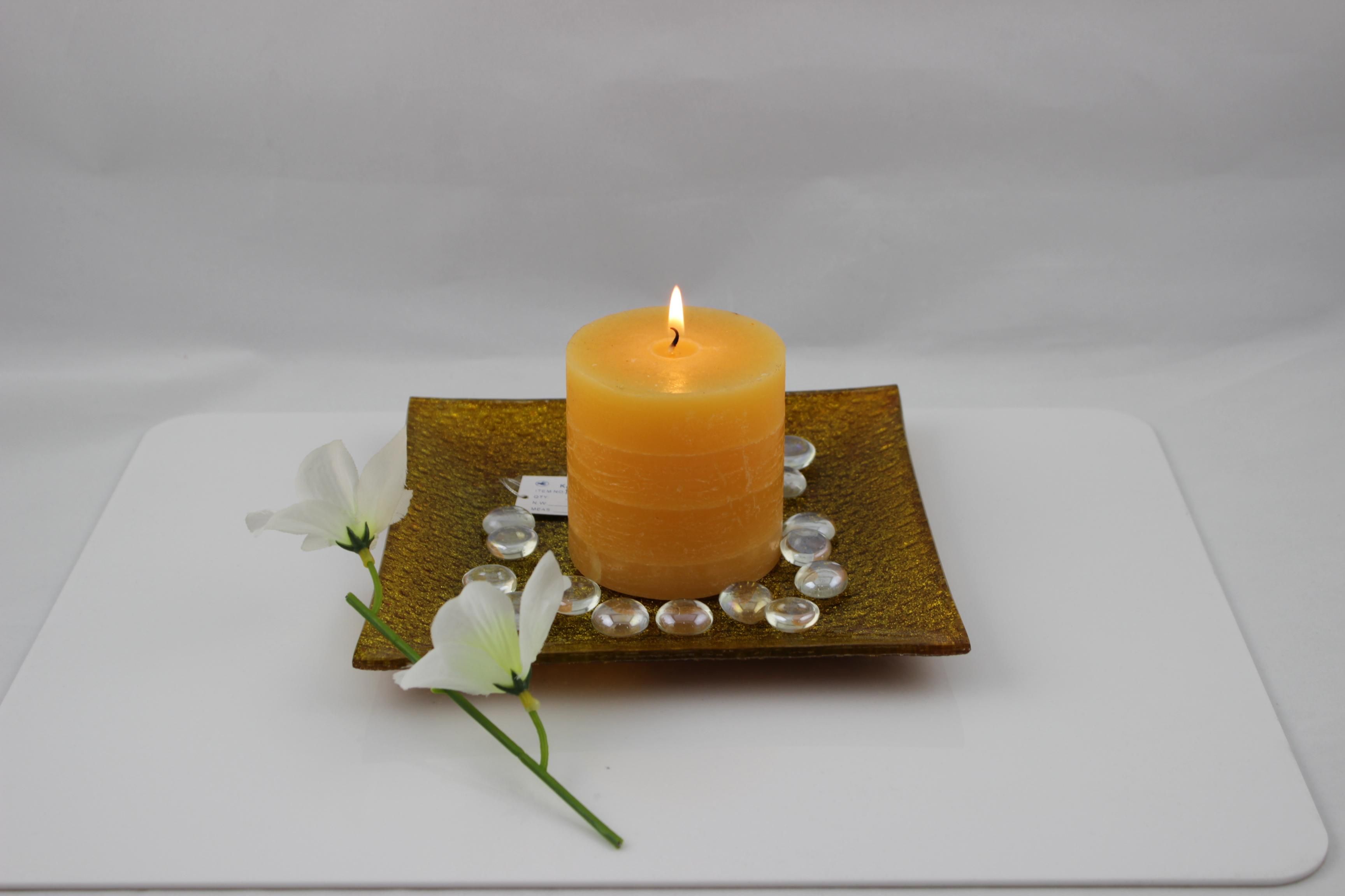 Glass Plate for Candle Holder