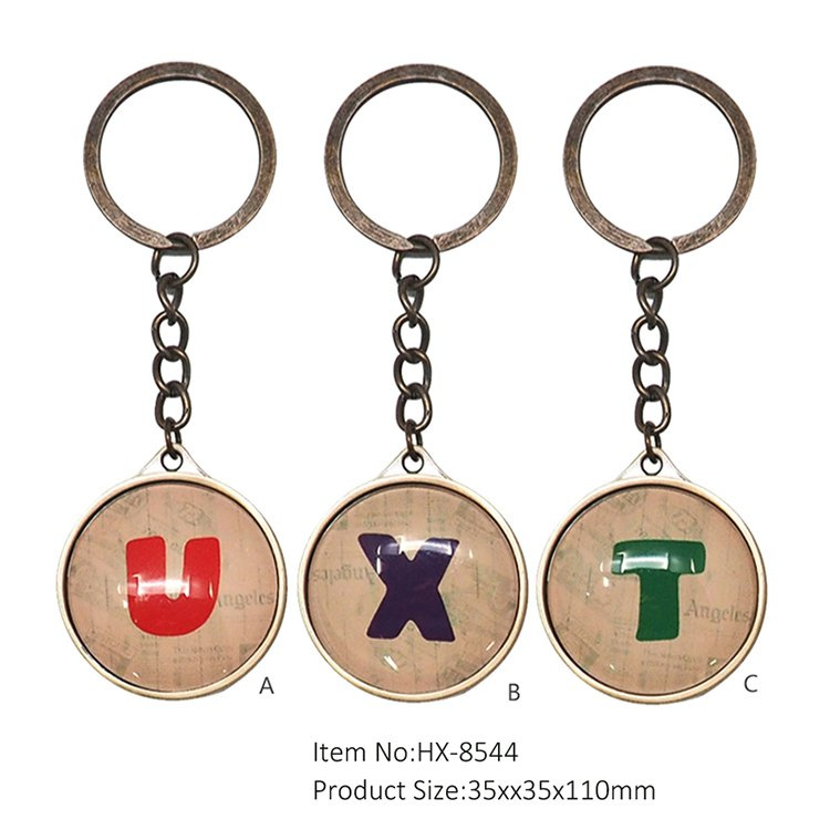 Custom Hot Sale Souvenir Fashion Metal Keychain Hx-8544