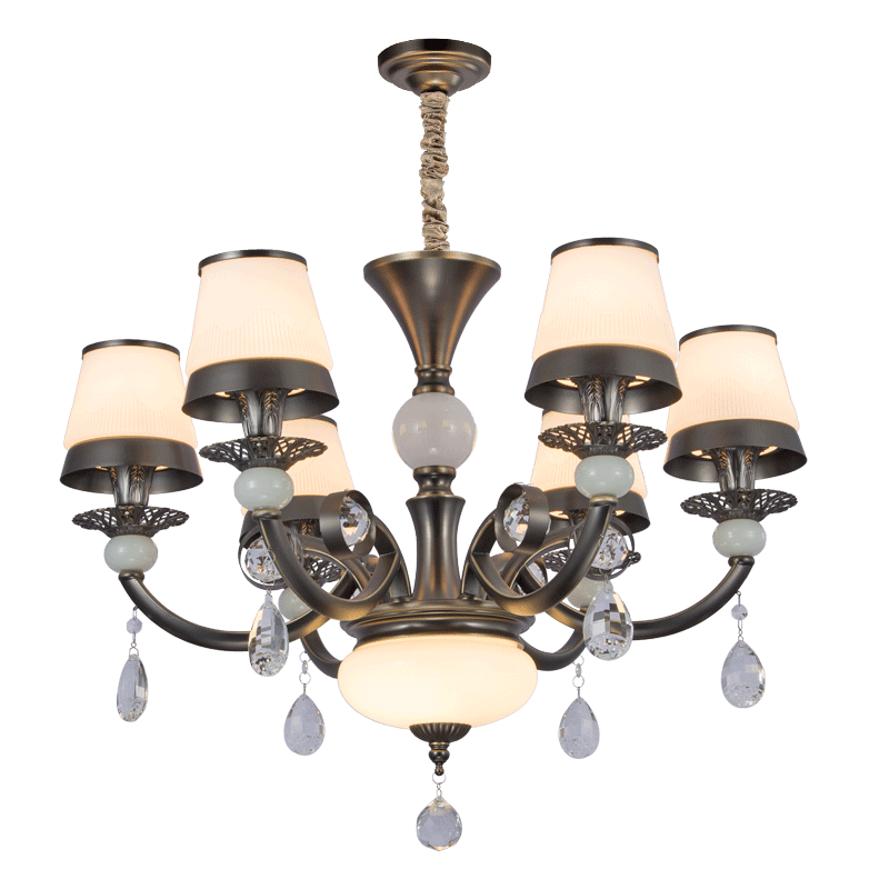 2017 New Design Crystal Chandelier Lighting Home Lamp with Glass (SL2271-6)