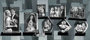 3D Laser Inner Engraver for Factory Produce Crystal Photo and Keychain