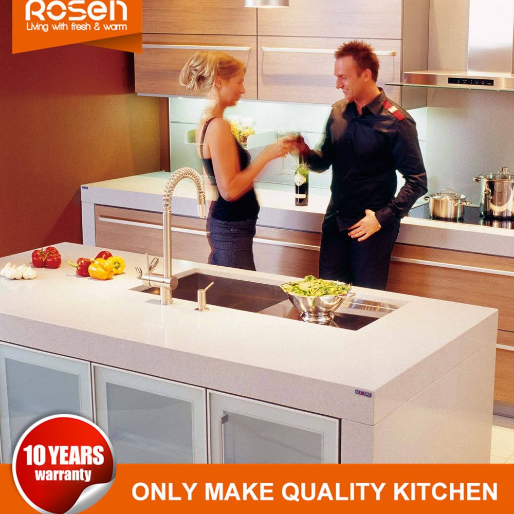 Polishing Quartz Silestone Bench Top and Backsplash Stain