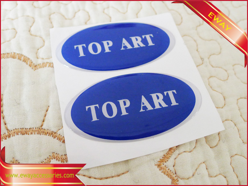 3D Epoxy Sticker Label Vinly Clear Sticker