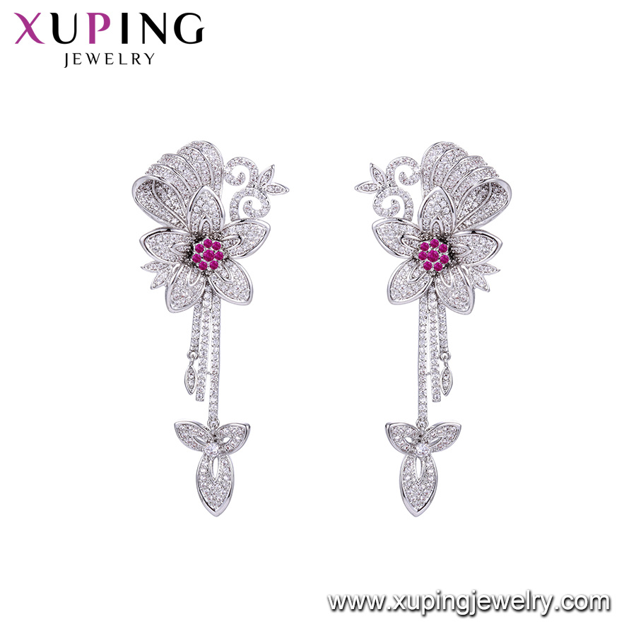 E-294 Fashion Round Shape Women Earring Crystal From Swarovski Elements Jewelry