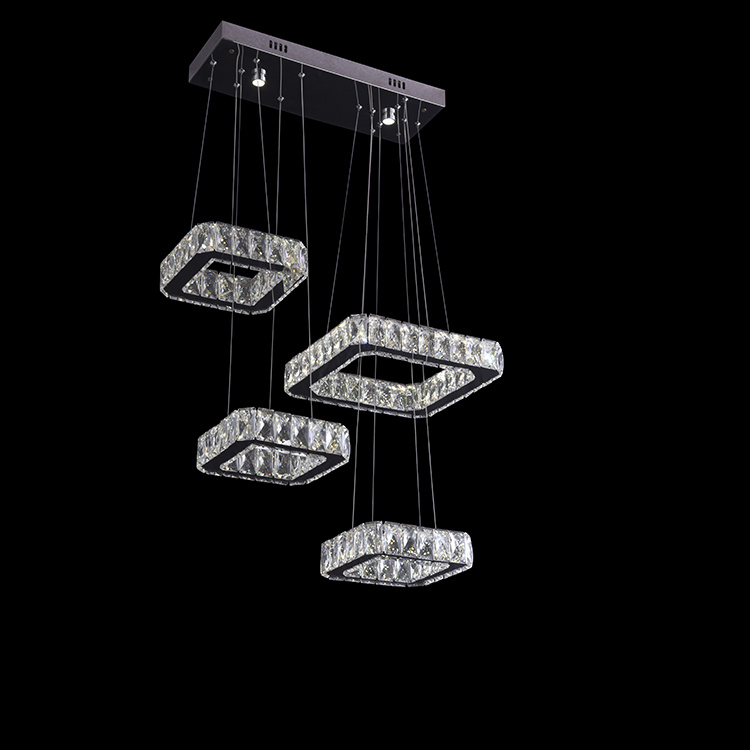 LED Crystal Lighting Modern LED Crystal Pendant Light
