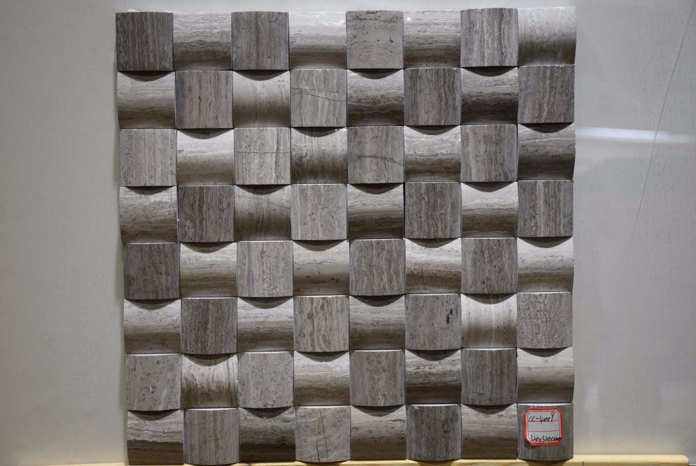 Natural Surface Wall Tile Beige Marble Stone Mosaic