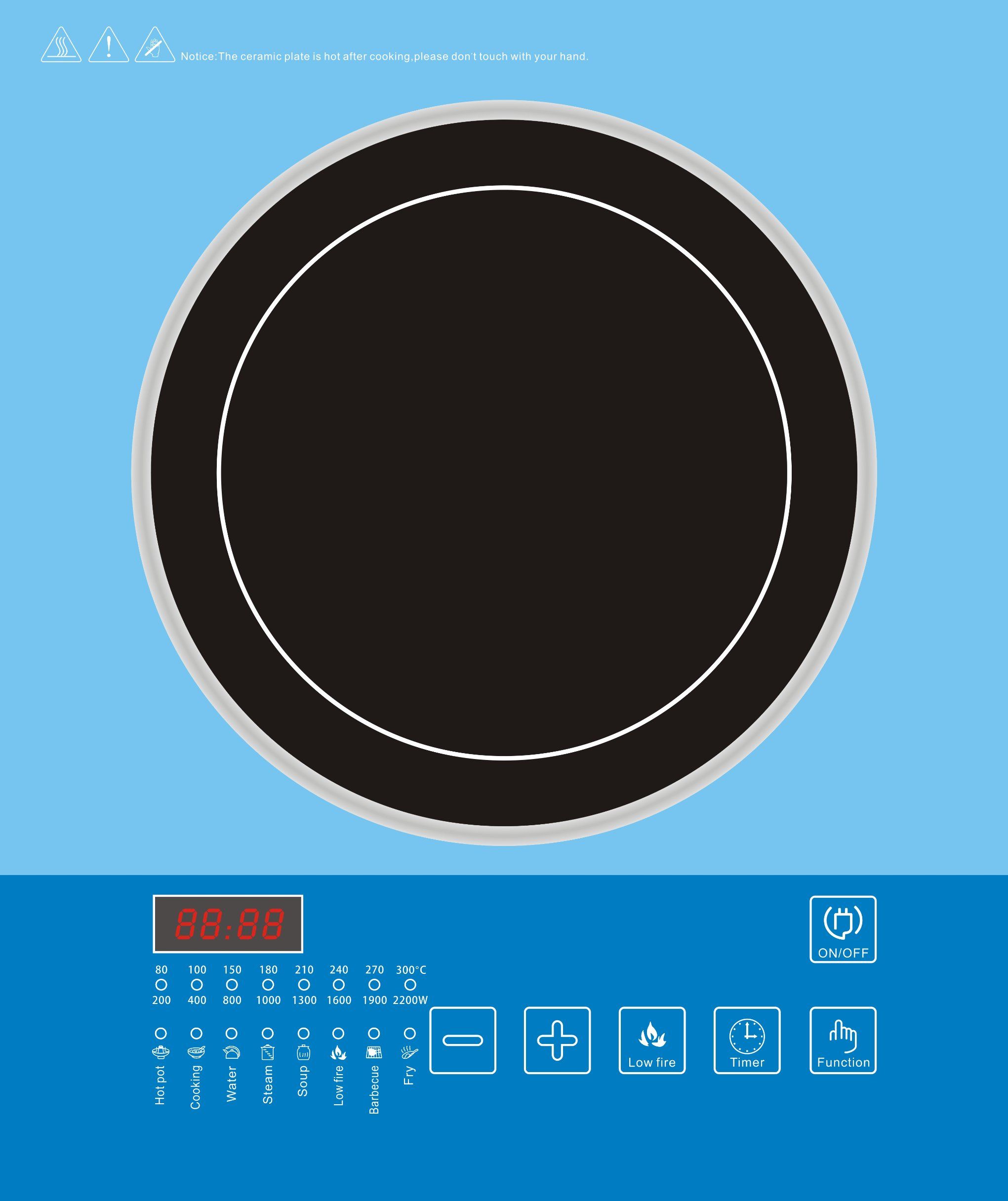 Hot selling sensor touch control Induction Cooker Sm-S12