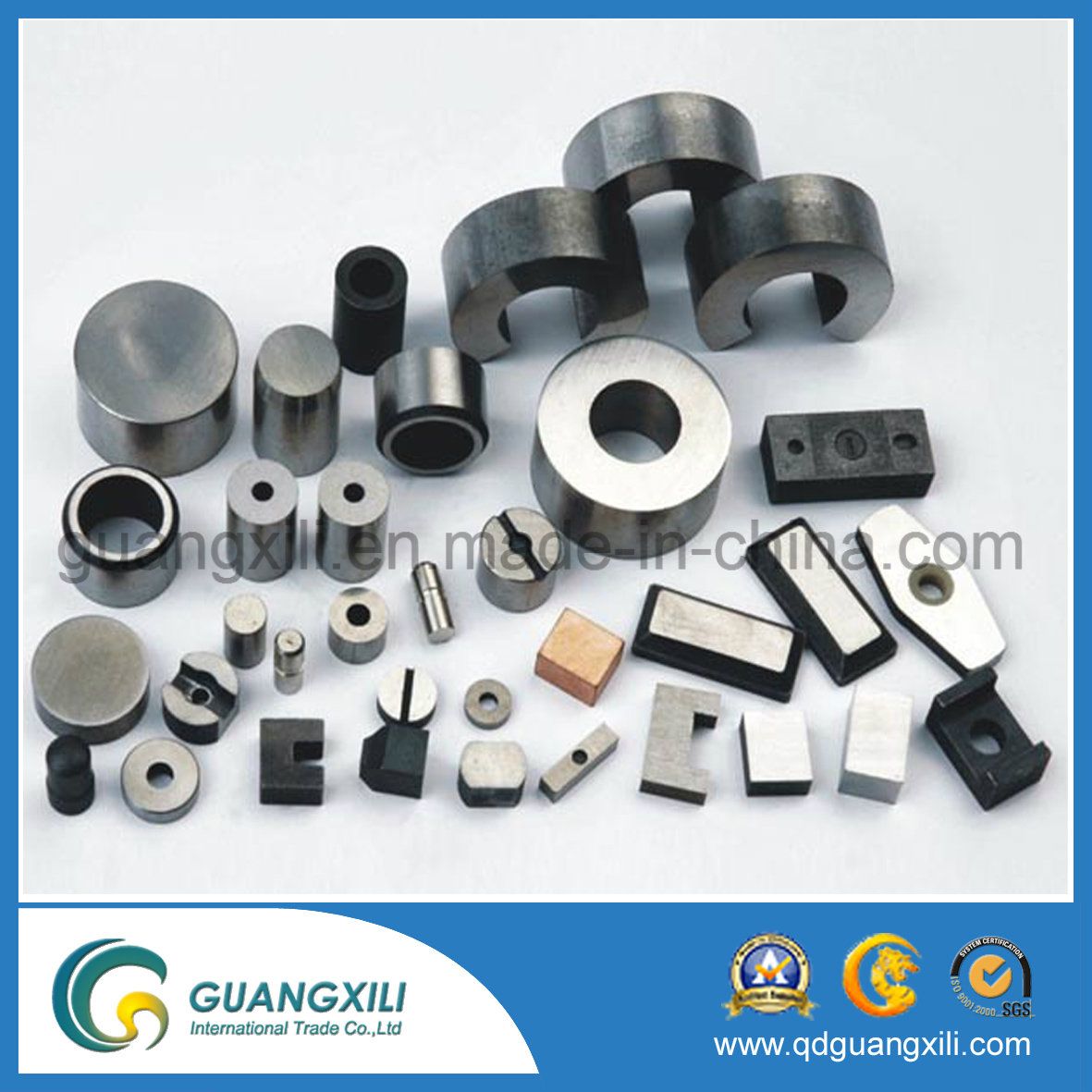 Manufacturer Hot Sale Nickel Color AlNiCo Magnet