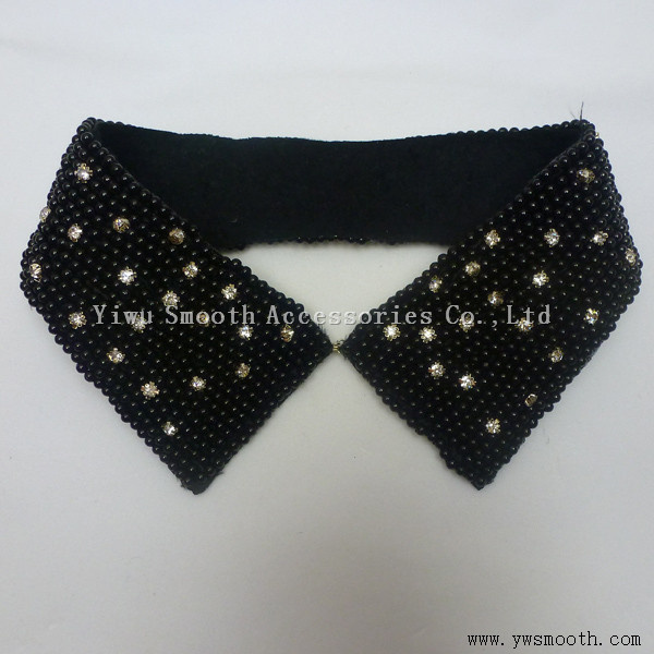 Fashion Pearls Collars Clothes Appliques Rhinestone Beads Choker Dress Accessories