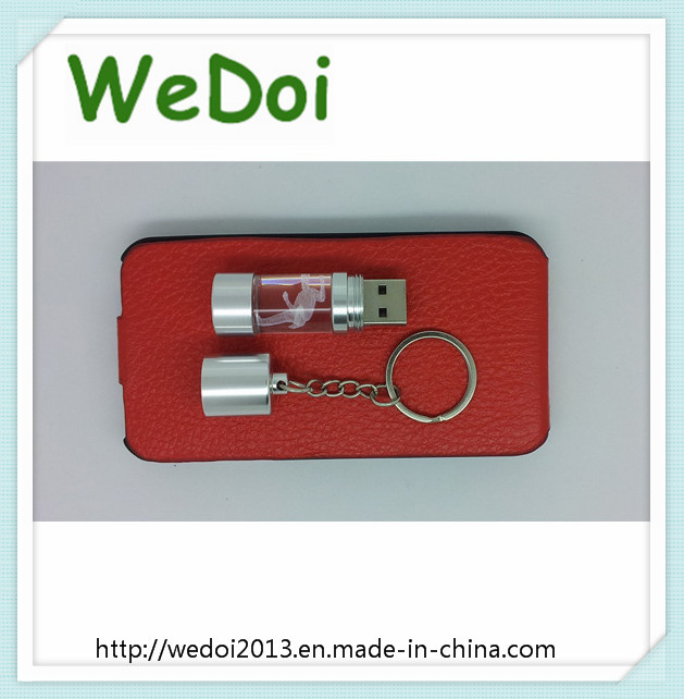 Lovely Costomized Crystal Bottle USB Flash Drive (WY-D39)