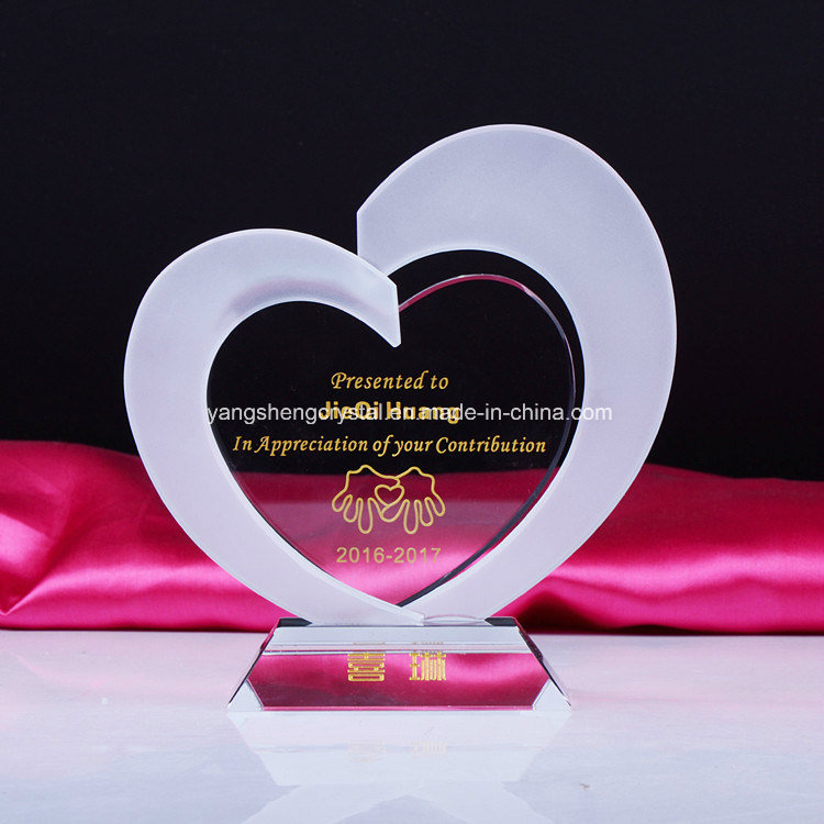 Wholesale Acrylic  Crystal  Trophy  for Business Souvenir