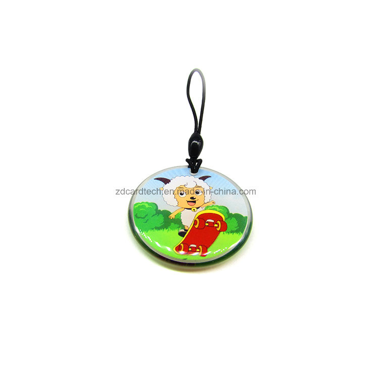 Wholesale 13.56MHz Waterproof Customized Epoxy Tag with String