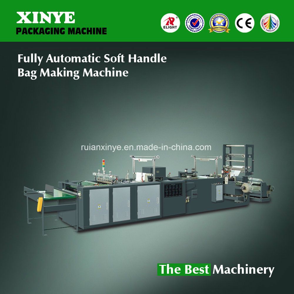 Fully Automatic Soft Handle Plastic Bag Making Machine Price