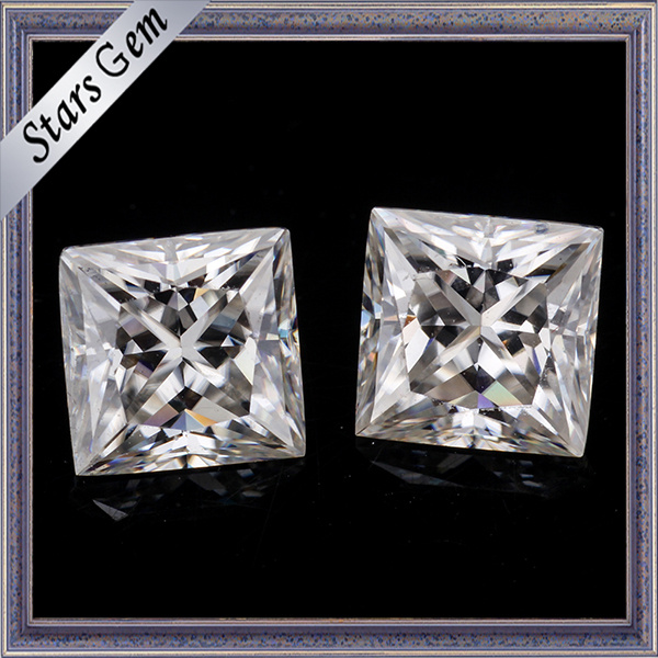 5*5mm Square Princess Cut Gh Vs Moissanite Stone