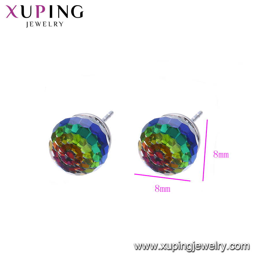 Fashion Latest Design Women Earring Jewelry, Stud Earring Crystals with Swarovski